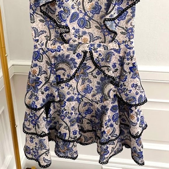 Amur Print Dress, Blue, Size 6 - Picture 1 of 4